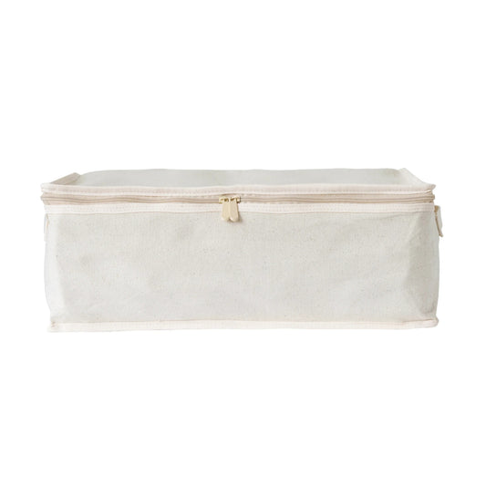Clothing Storage Bags – 330gsm (10oz) Extra Thick Natural Cotton Packing Cubes – Small