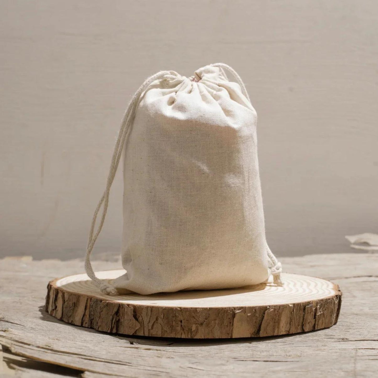 100% Canvas Cotton Double Drawstring Premium Quality Muslin Bags