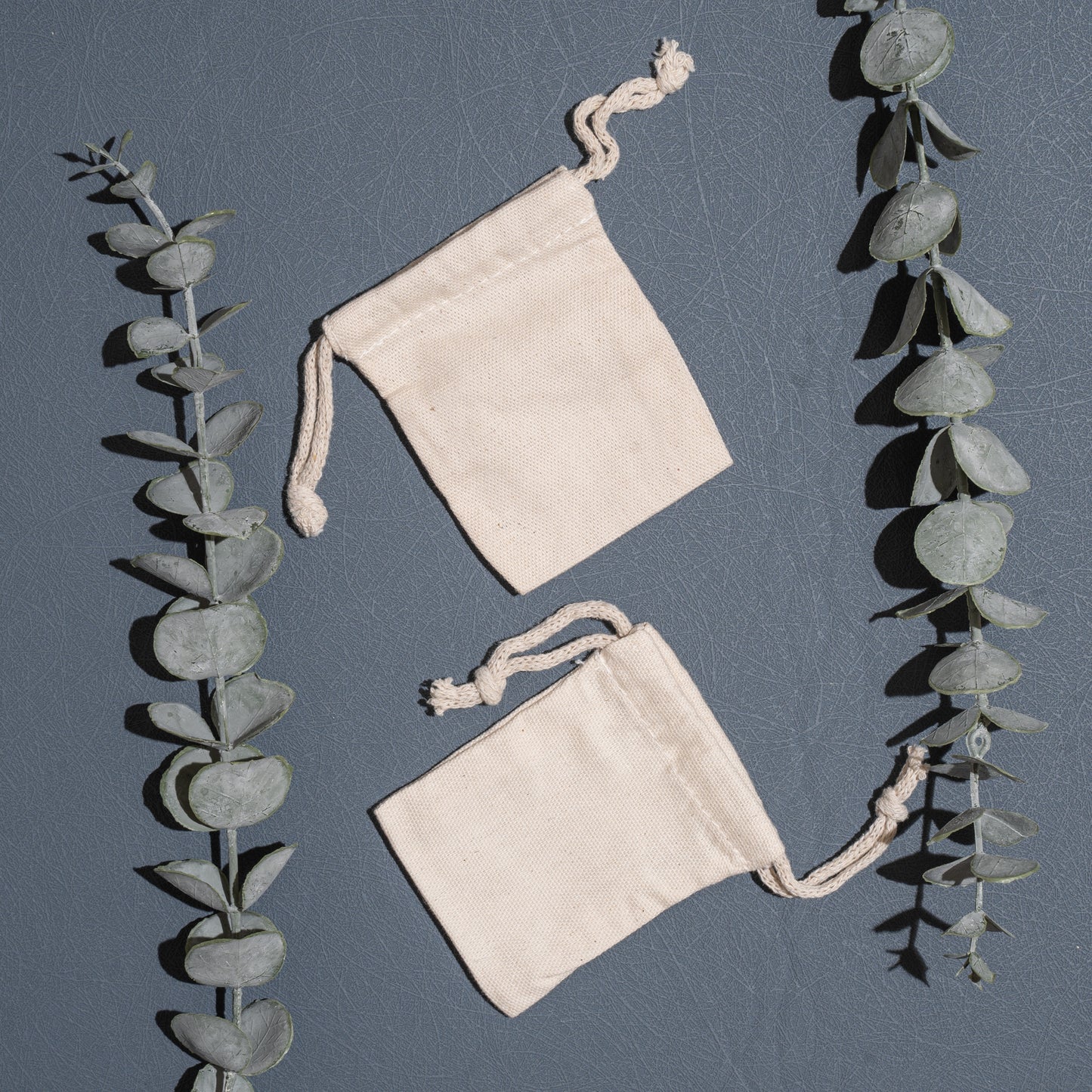 100% Canvas Cotton Double Drawstring Premium Quality Muslin Bags