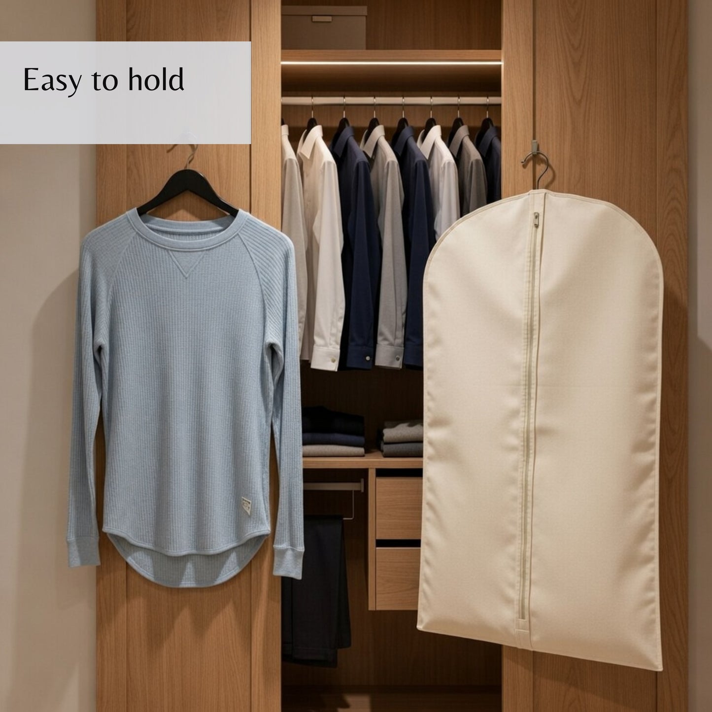 100% Natural Cotton Garment Bag (116cm)